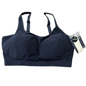 Shapermint TRUEKIND Everyday Comfort Straps Wirefree Shaper Bra Black NWT 2XL